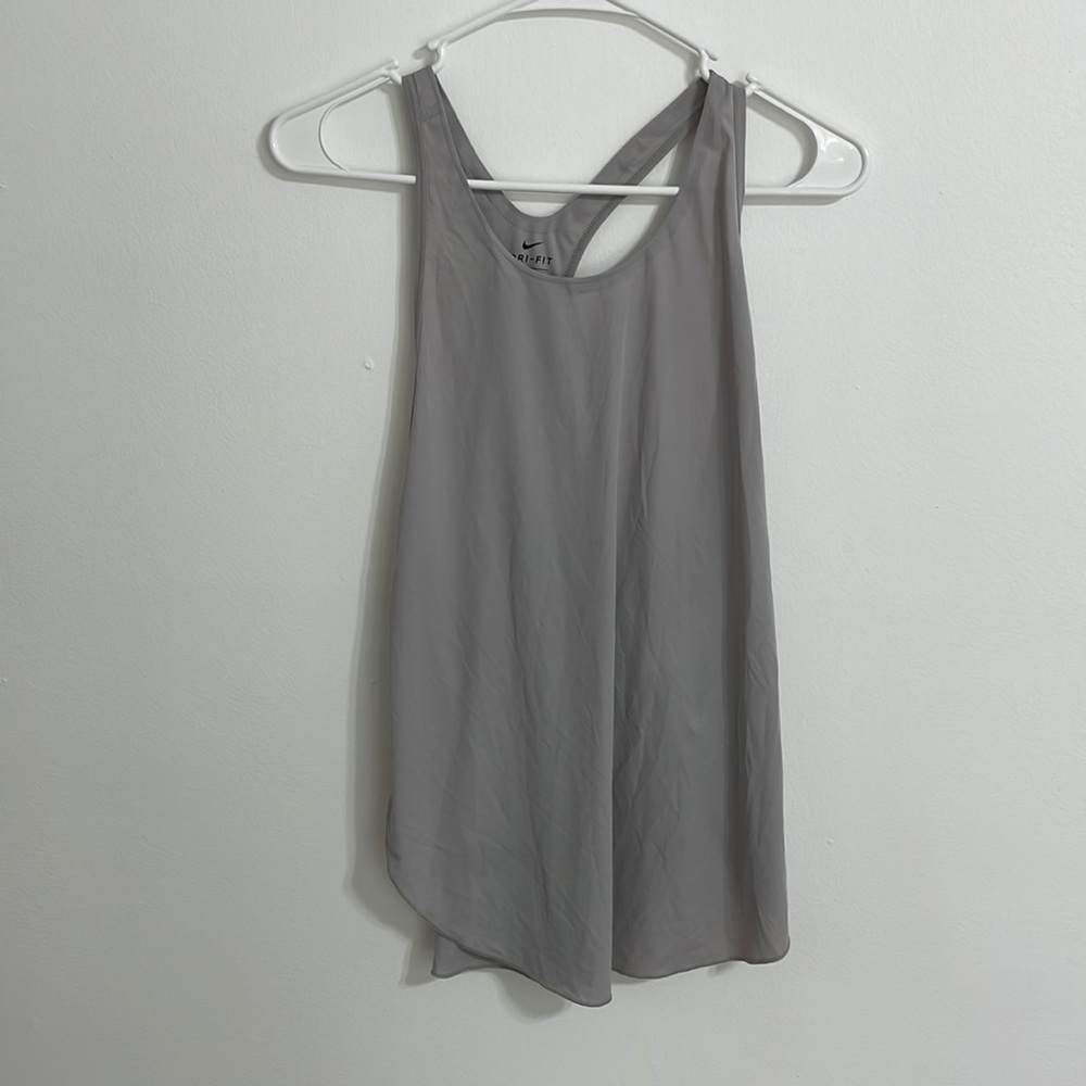 Nike grey women’s dry fit tank